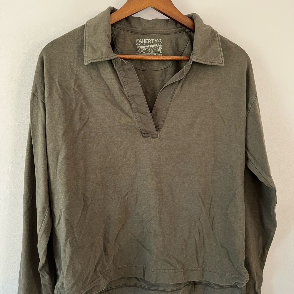 Faherty Organic cotton polo